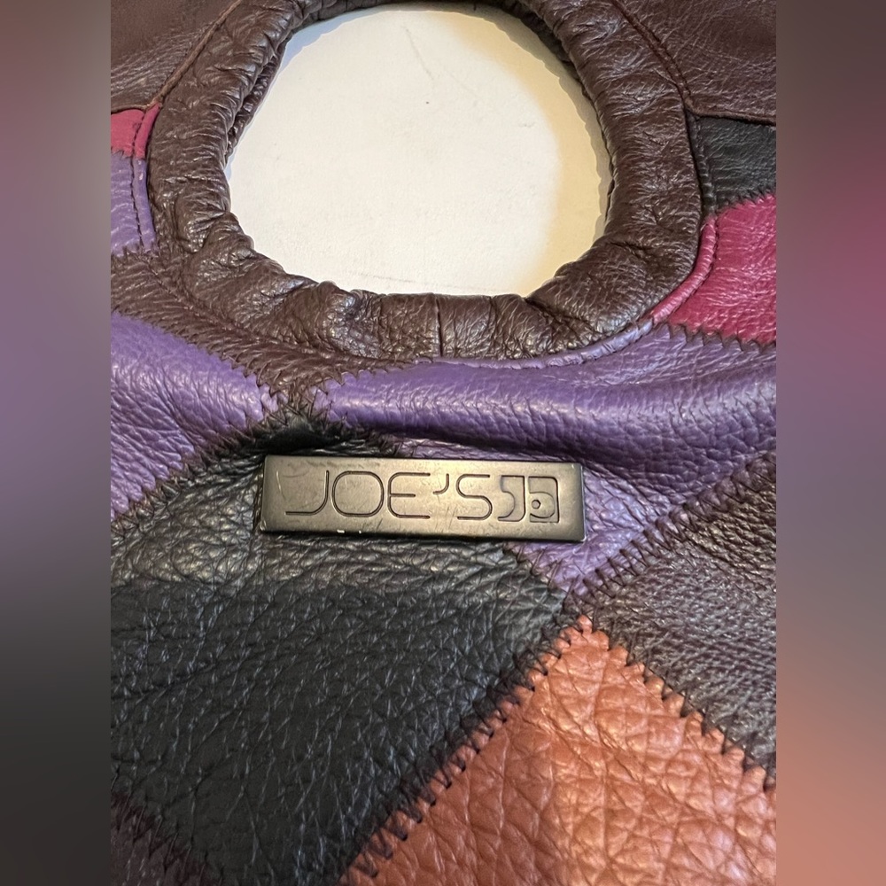 Joe Jeans Patchwork Leather Multi-Colored Clutch … - image 3